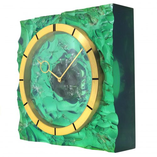 Rare Resin Jaeger-LeCoultre Table Clock