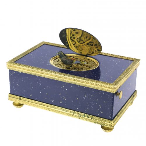 REUGE Signing Bird Box Lapis Lazuli