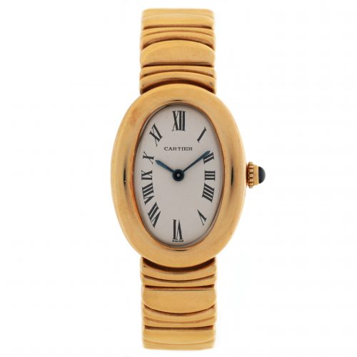 Cartier Baignoire 18k Yellow Gold Quartz