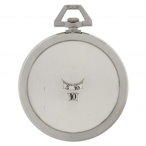 Haas Neveux & Cie Platinum Digital Jump Hour Pocket watch