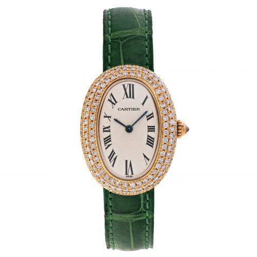 Cartier Baignoire 18K Gold, Diamonds Set, Ref. 8057912